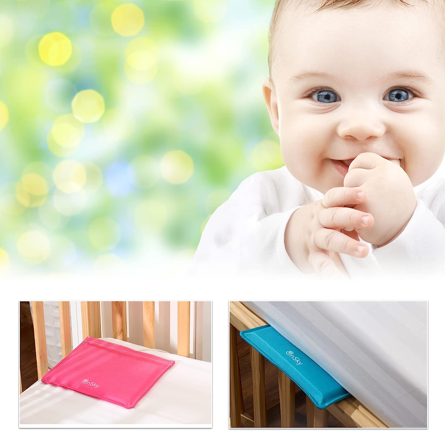 DreamBe-1 Pink by OnSky Contactless Smart Baby Breathing Monitor, Realtime Heart Rate and Sleep Tracker–Monitor Baby Anywhere, Anytime –WiFi, Motion and Crying Notifications, Room Temp -Urgency Alert - Image 3